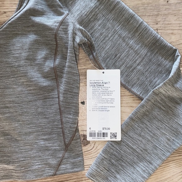 Lululemon Align Long Sleeve - Picture 4 of 9